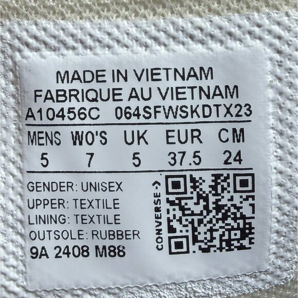 Converse Chuck Taylor All Star XX-Hi Knee-High Shoes Women's Size 7 - Picture 6 of 7